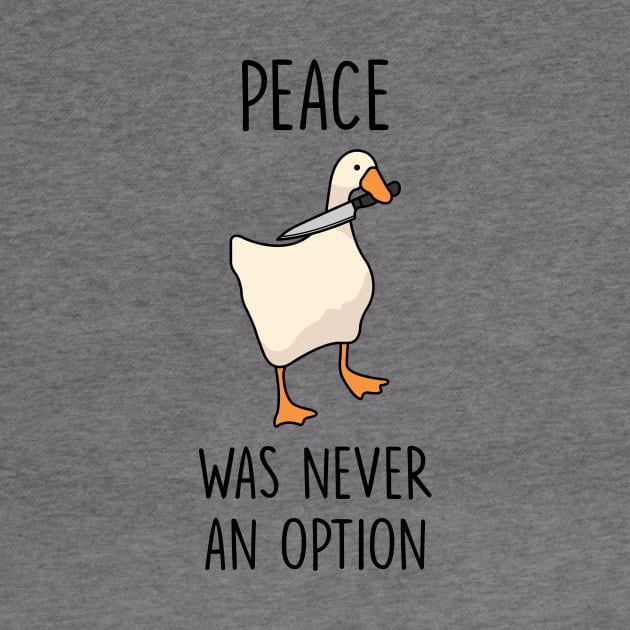 Goose Peace Was Never An Option by redbarron